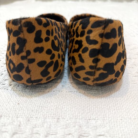 Dr. Scholl's 9.5W Really leopard Memory Foam Cool Fit calf hair flats 3002 - Picture 6 of 9